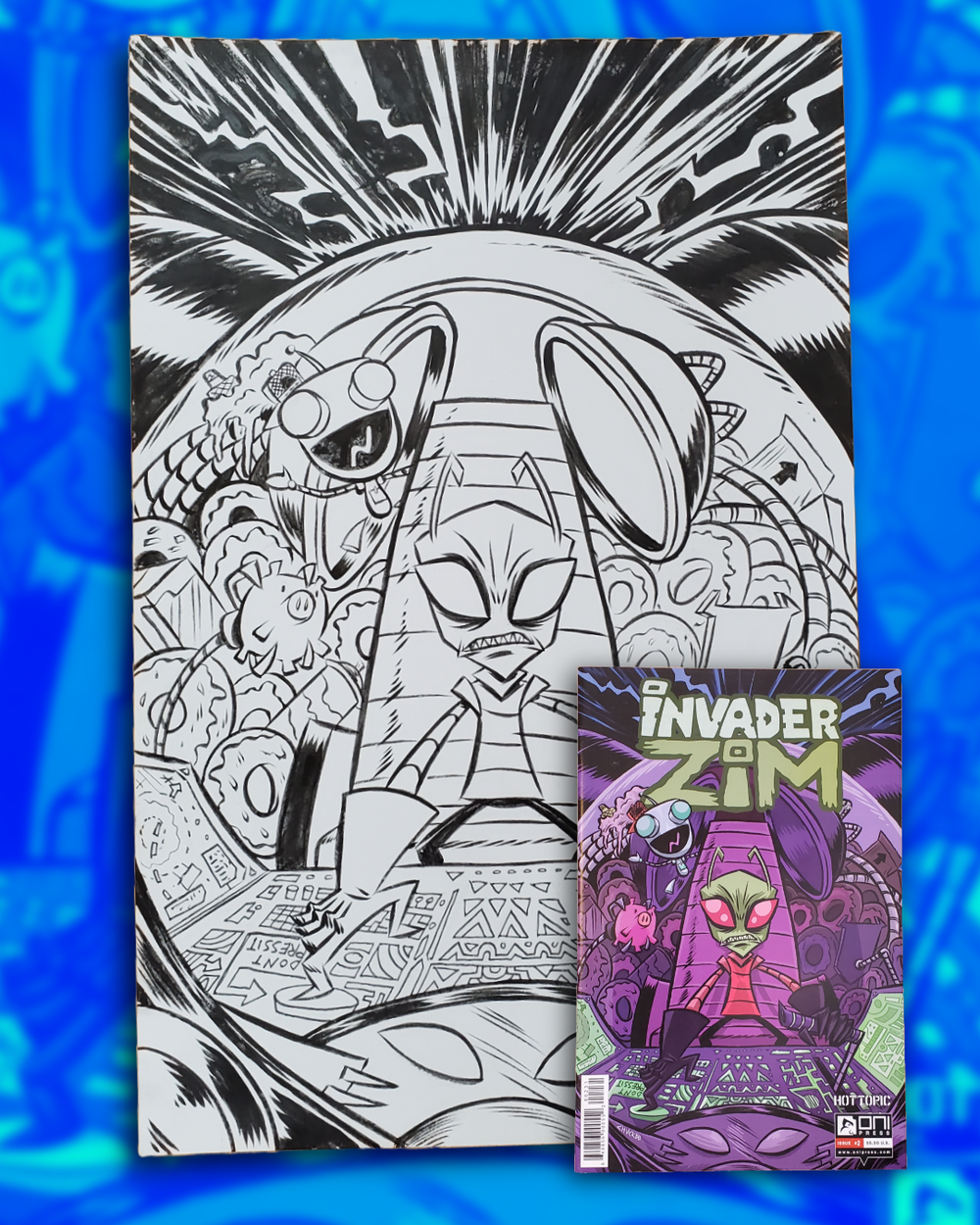 【SALE】YOUPAPER（vol.64）表紙＆特集：BREAKERZ INVADER ZIM Doughnuts Cover Print (signed) | $Z.99